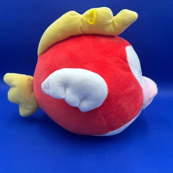 Nintendo Mario Kart Cheep Cheep Plush Red Flying Fish Stuffed Toy 2024 Official - Picture 6 of 6